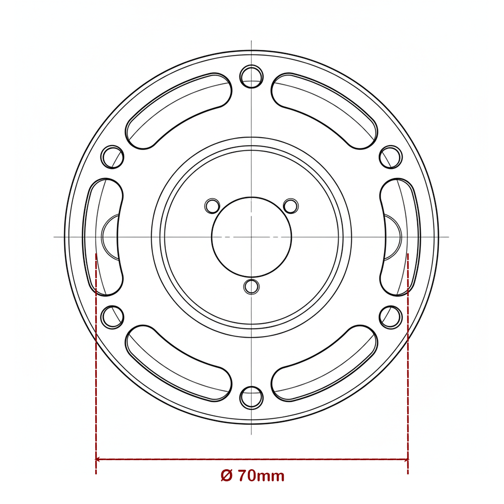 Simube QR2 Mate (with 70 mm Bolt Pattern)