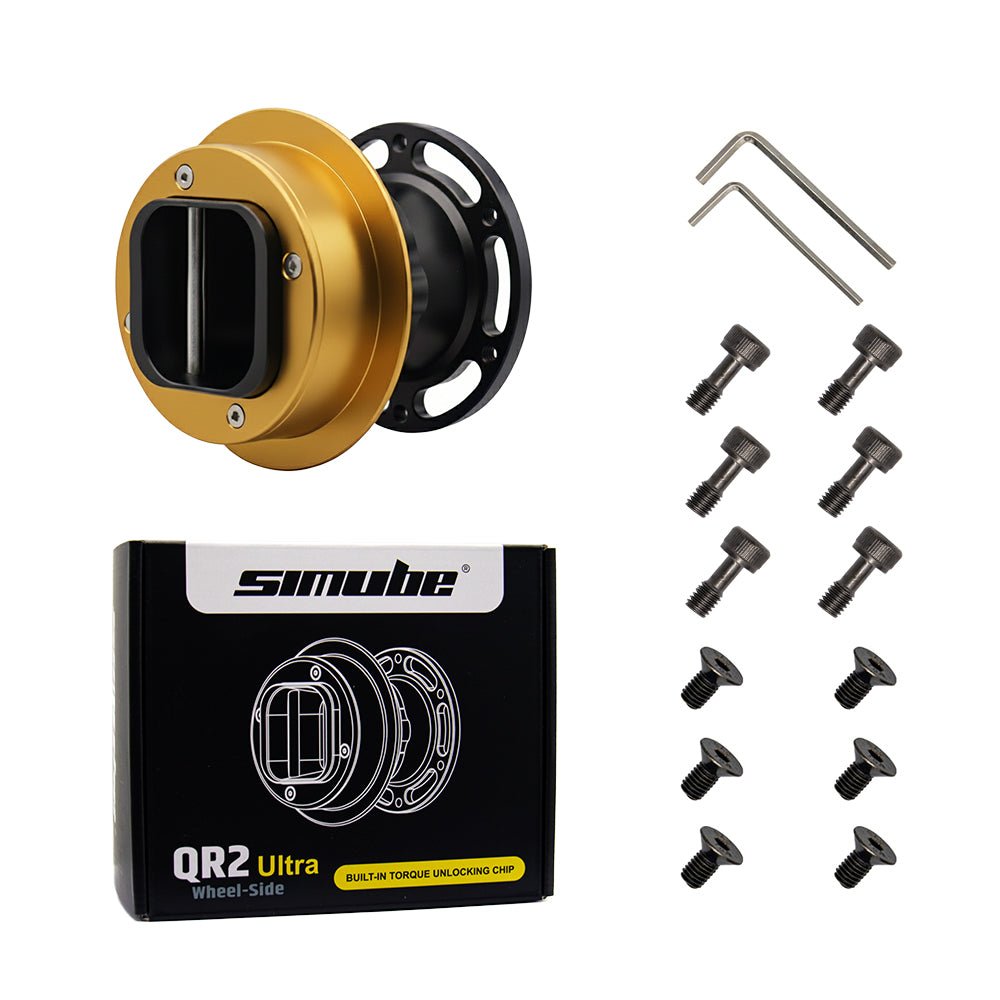 Simube QR2 Wheel-Side（非純正／互換品）元箱・付属品あり Simube QR2 Ultra Wheel Side - Enable Full FFB Support